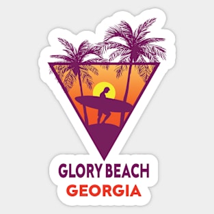 Glory Beach Georgia Sticker